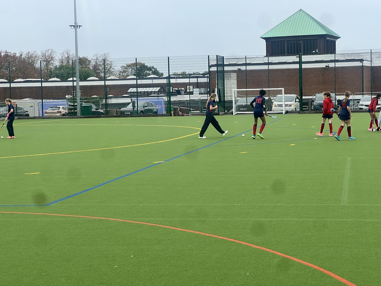 The Women's 2s pressing high towards the Holcombe goal