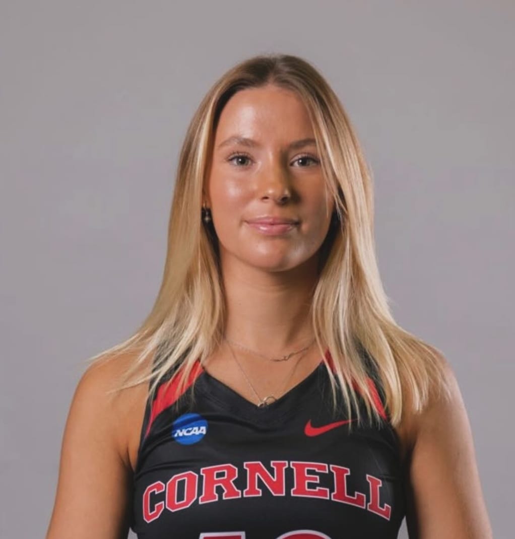 HC Knole Park alumna in her Cornell field hockey shirt
