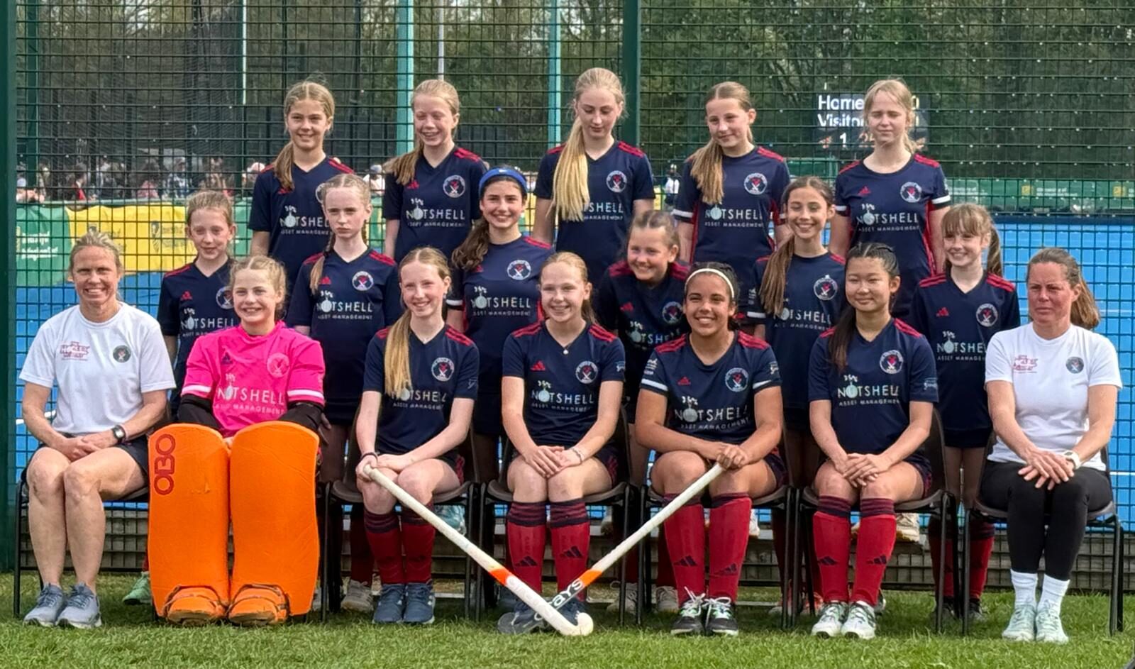 HC Knole Park U14s at the national finals